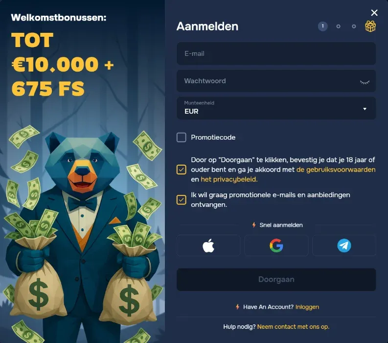 baloobet registratie